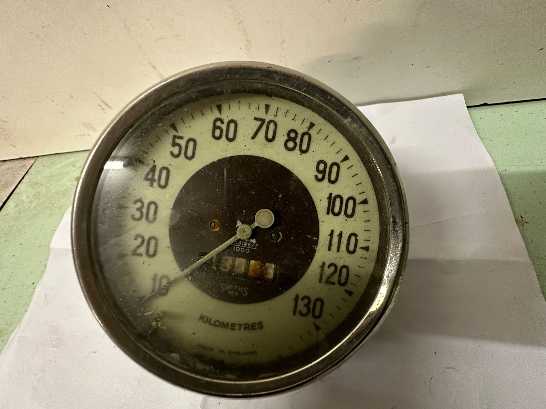Tutti i ricambio per moto: SMITHS speedometer / Tacho / compteur - OLDTIMER – Difettoso da Courtételle venduto da claude41 1