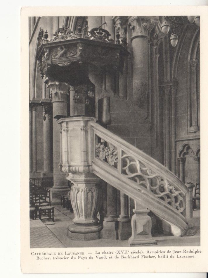 Cartoline postali: Lausanne Kathedrale ca. 1940 – Usato da Bürglen TG venduto da StampGraf