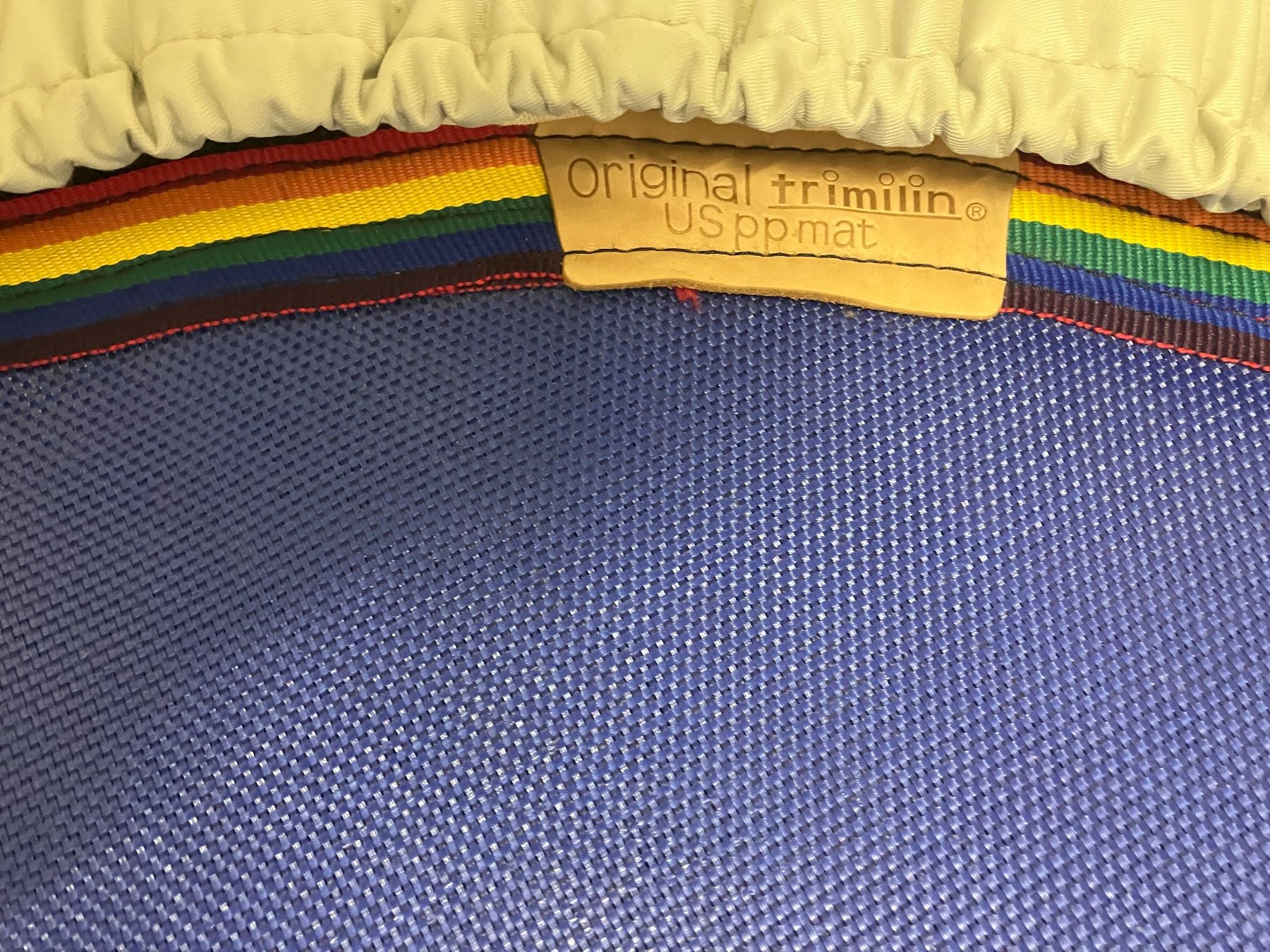 Trampoline: Trampolin trimilin blau Silber – Gebraucht aus Riehen von tab_p675 2