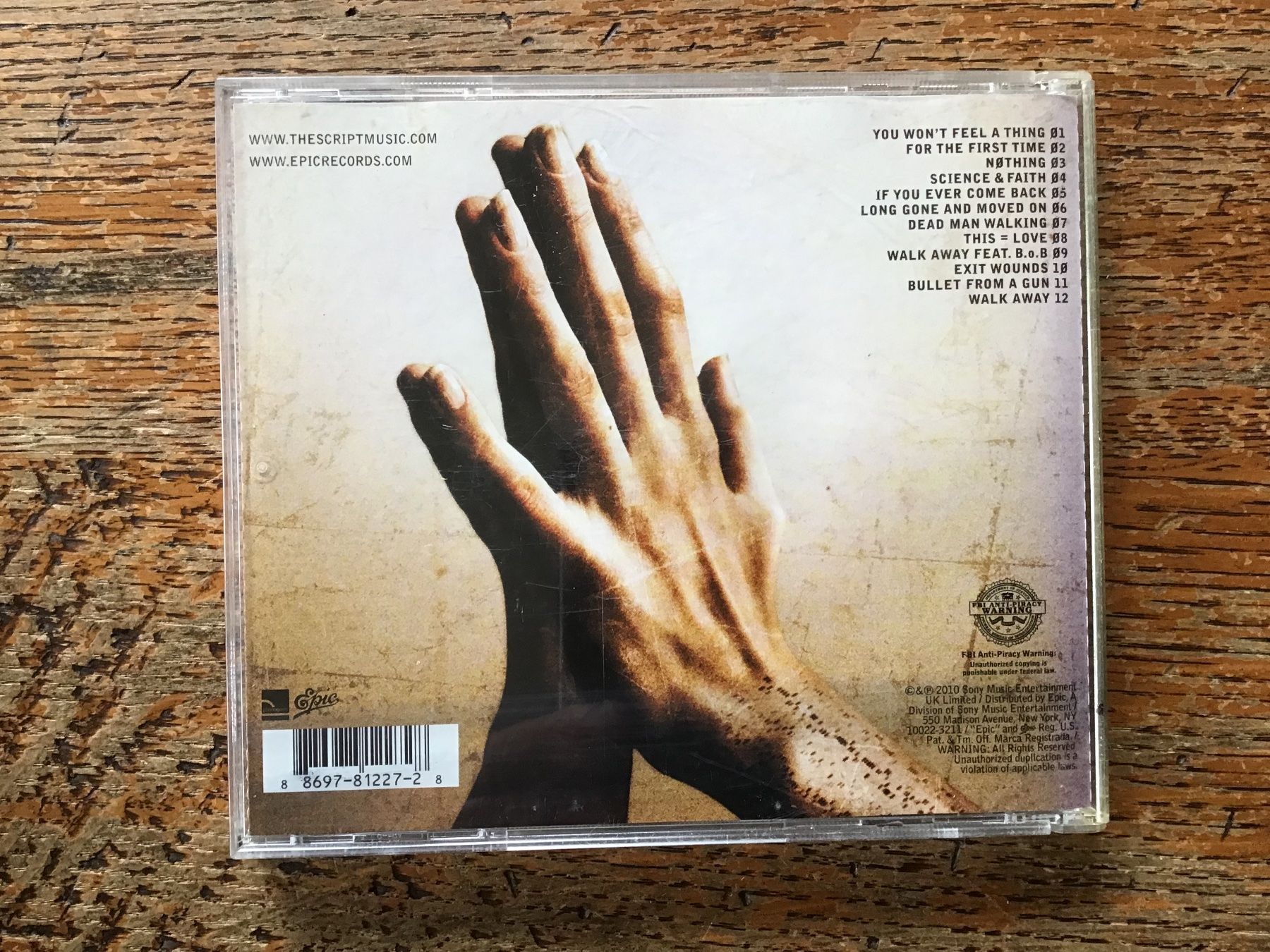 CDs: CD The Script Science & Faith – D'occasion à Fully par Ruby97 2