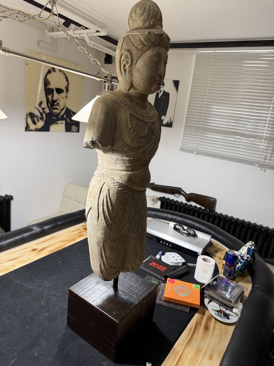 Sculture & Statue: Grosse Buddha Figur Antik – Usato da Wettingen venduto da NickInc 1