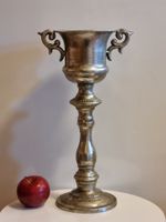 Metall Pokal Vase im Antikstil, ca. 33 cm