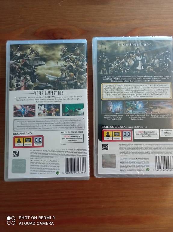 Spiele: Playstation PSP Neu Final Fantasy dissidia 1 & 2 – Neu und originalverpackt aus Bern von TotheMoonnn 1