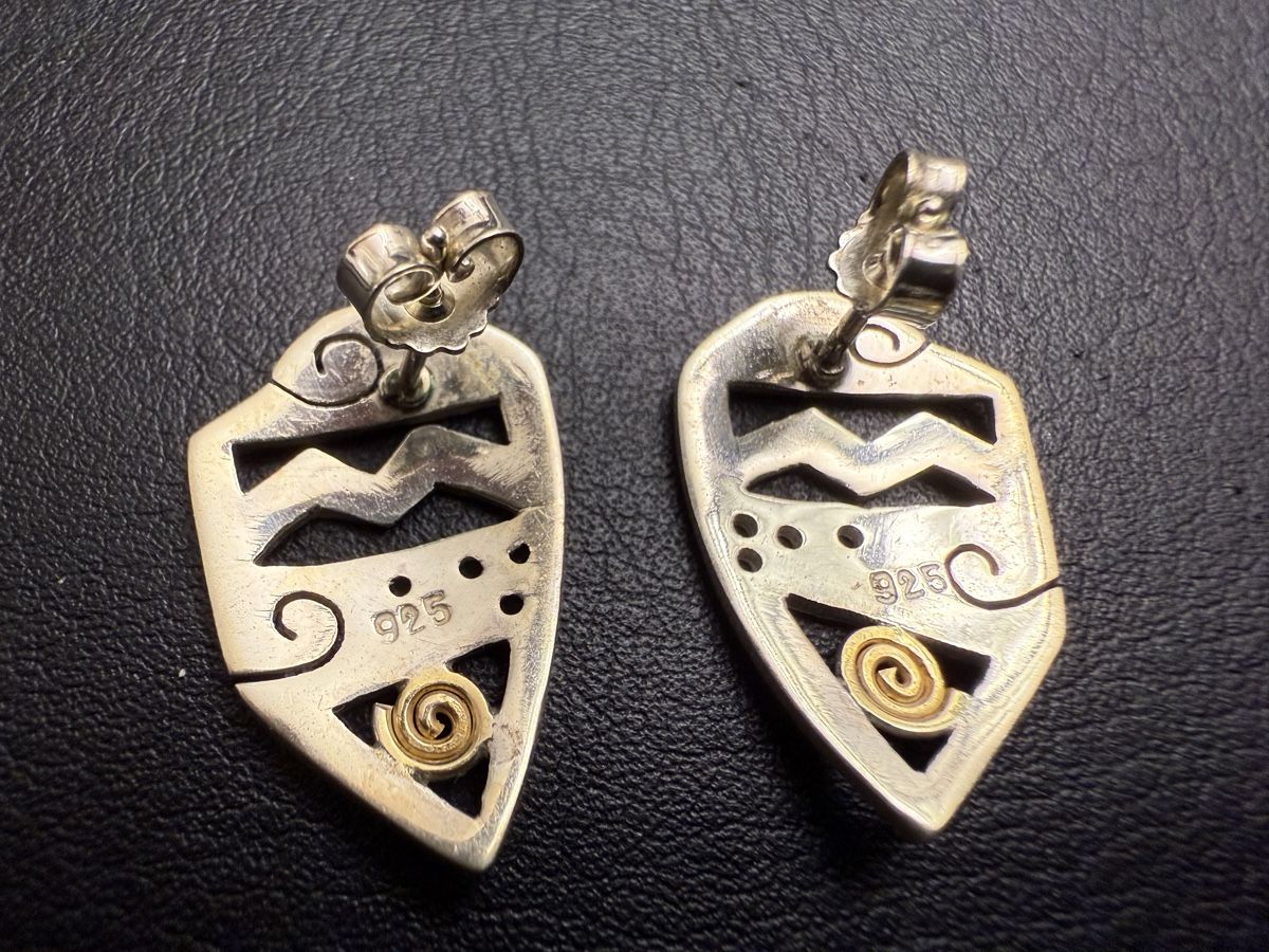 Catenine: Collier mit Silber-Anhänger und Silber-Ohrsteckern – Nuovo (secondo la descrizione) da Thalheim AG venduto da Cox-51 3
