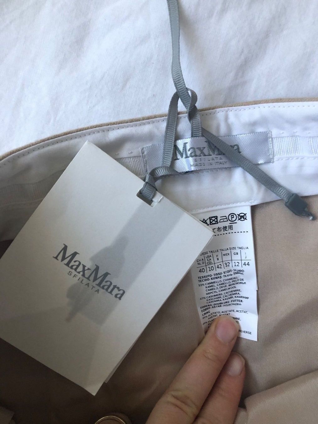 Max Mara Gonne: Max Mara Laufsteg-Rock - Kaschmir-Rock – Nuovo e nell'imballaggio originale da zürich venduto da Ildiavolovesteprada 4