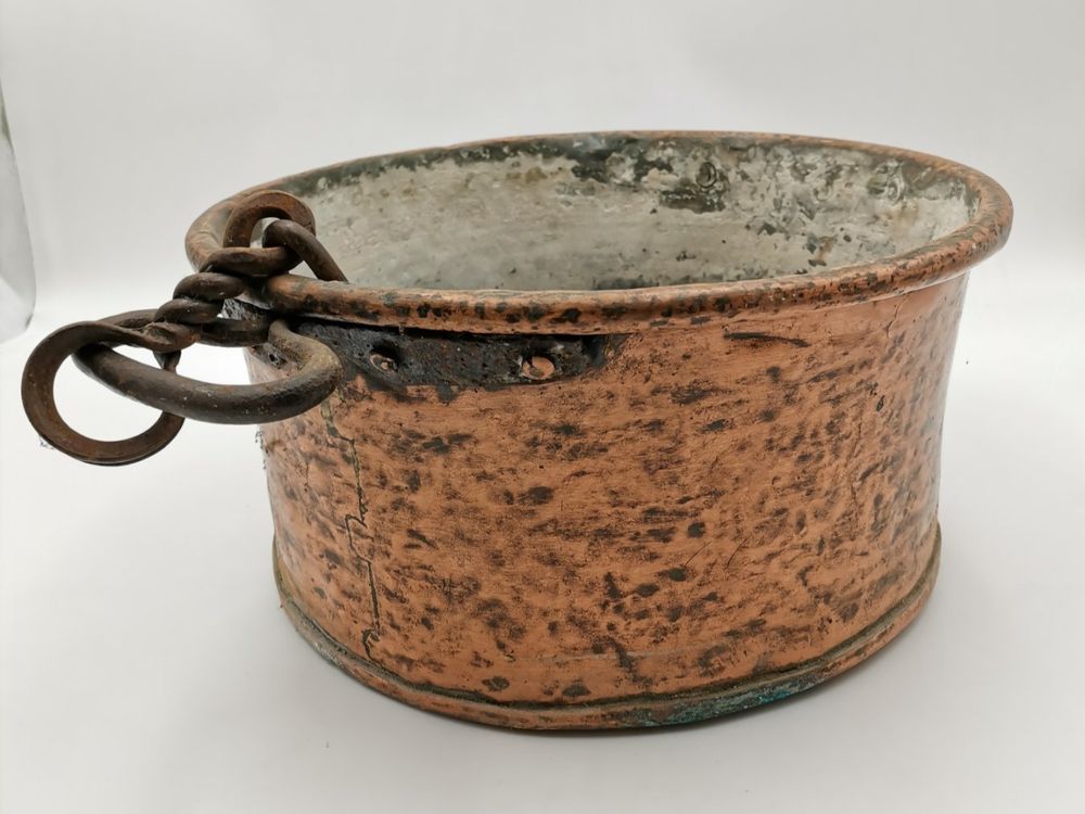 Kupfertopf mit Patina, Hexenkessel, Kupferkessel, Kochtopf | Kaufen auf ...
