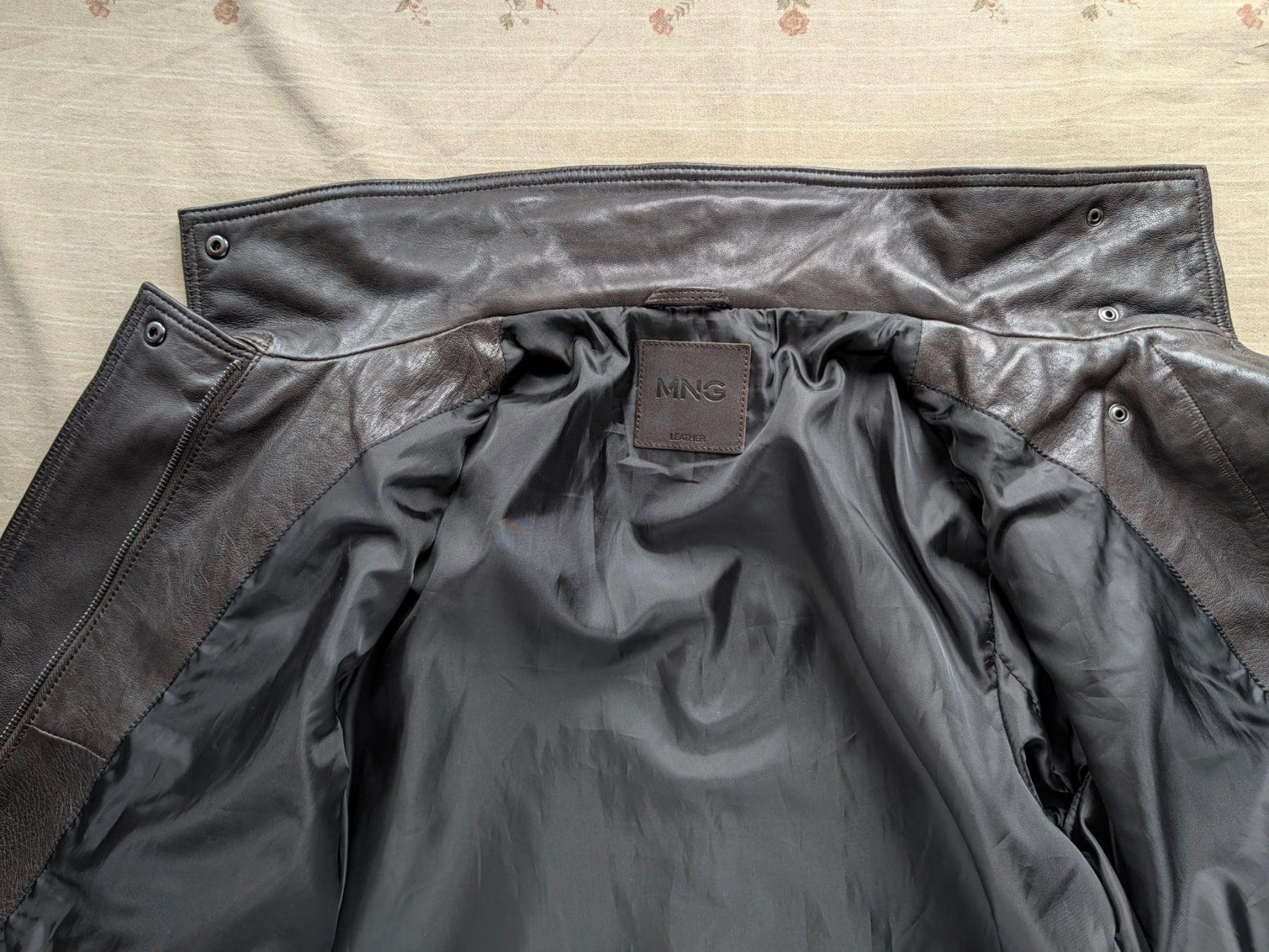 Mango Jacken: Mango genuine leather brown jacket – Neu (gemäss Beschreibung) aus Altendorf von jak_lkk8 5