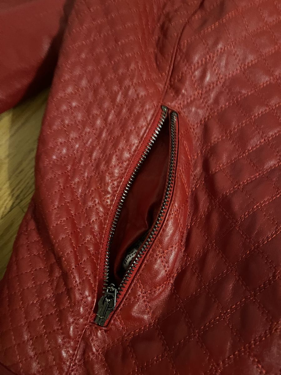 Giacche: Jacke Rote Lederjacke Visconti Gr. 38 – Usato da Rüschlikon venduto da leo_mwz2 9
