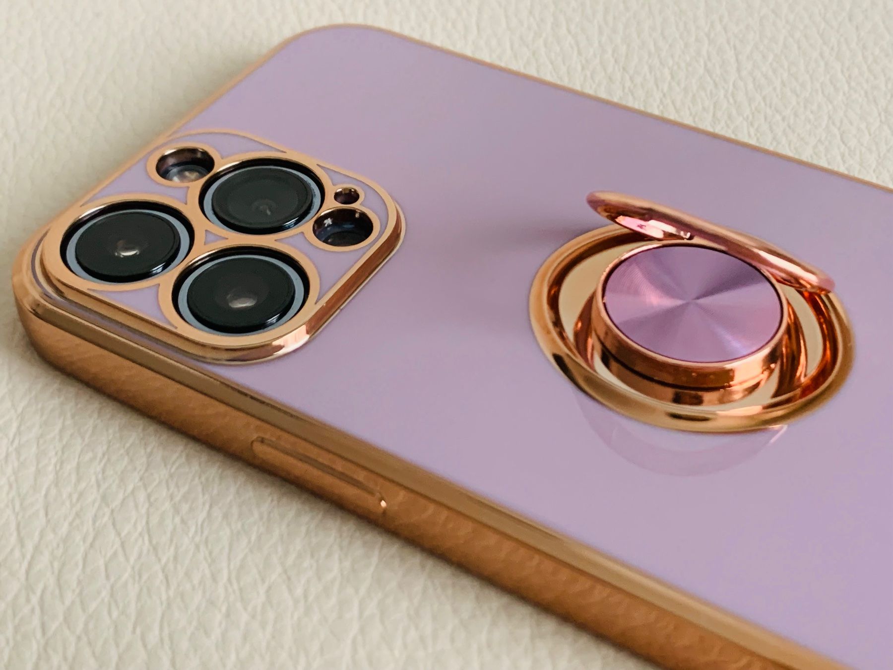 Apple Cover & Protezioni schermo: iPhone13 Pro Max Hülle Pink/Rosegold mit Ringhalter – Nuovo (secondo la descrizione) da Rikon im Tösstal venduto da Alpenmutz 1
