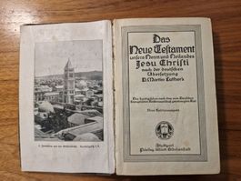 Antikes Neues Testament Luther Bibel, Sammlerstück, Antik