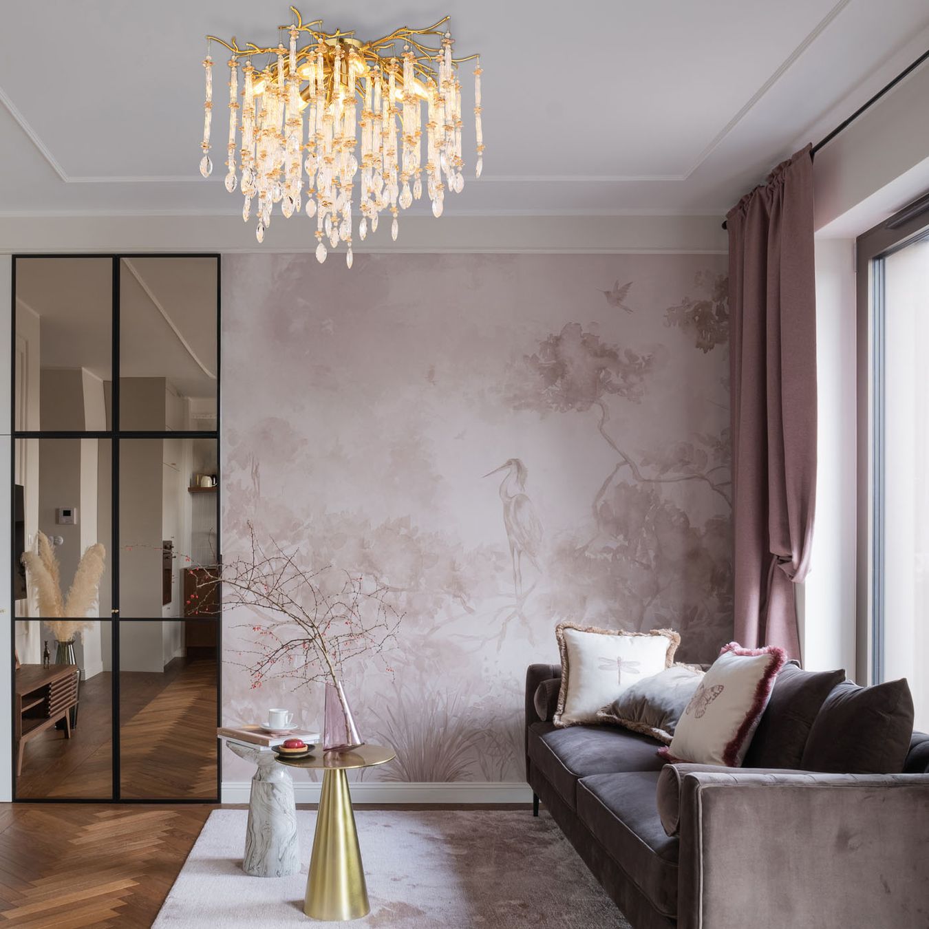 Lampadari & plafoniere: Deckenleuchte, Glaskristalle, 60 cm Ø – Nuovo (secondo la descrizione) da Kreuzlingen venduto da Smart-Light 5