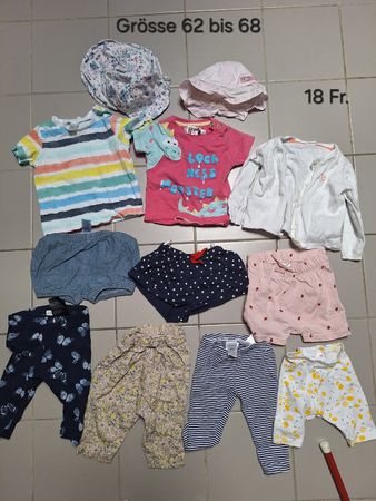 Kleiderset 62 bis 68 (12 Teile)