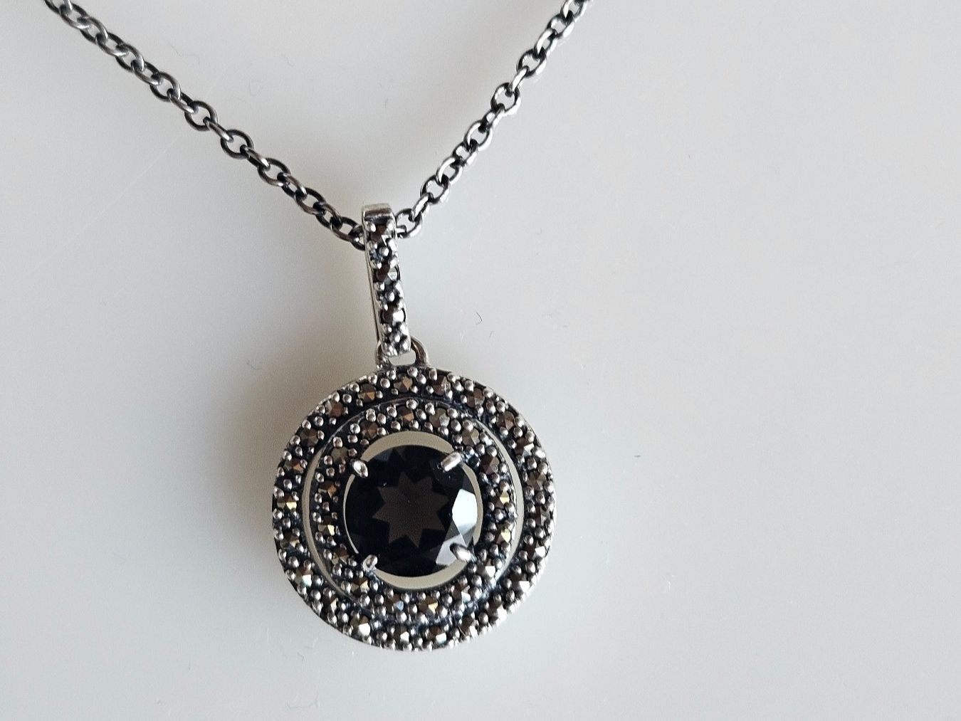 Catenine: Silber Kette mit Rauchquarz – Nuovo (secondo la descrizione) da Winterthur venduto da ste_tcx5