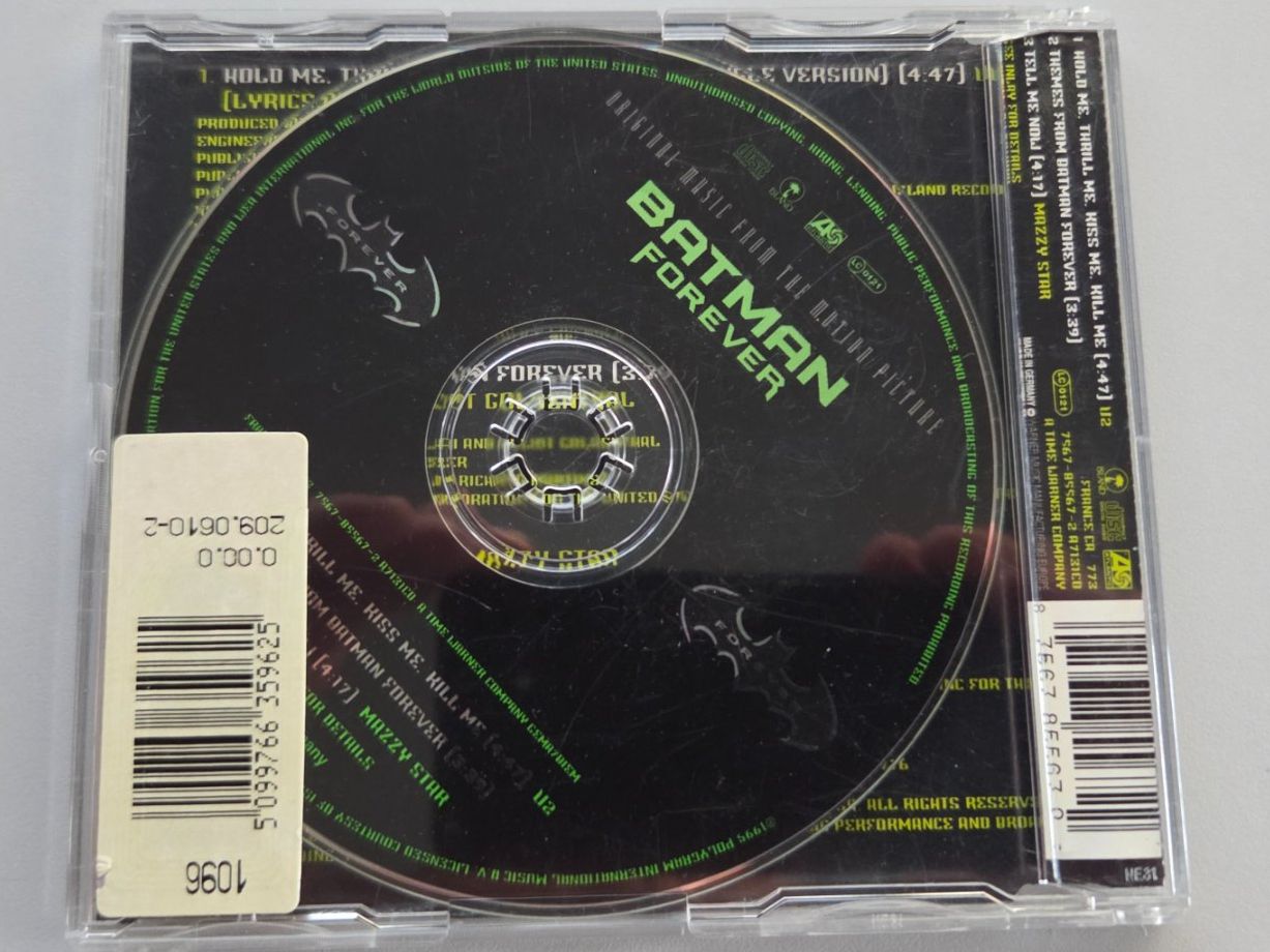 CDs: CD U2- Batman Forever (Soundtrack) – D'occasion à Schaffhausen par Kellerrassel 2