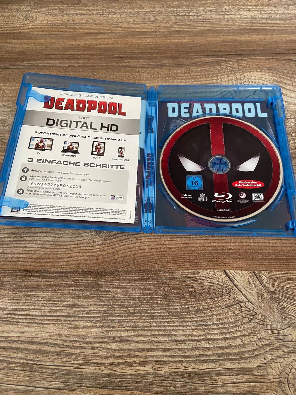 Tutti i DVDs: Deadpool Blu-ray in Top Zustand! – Usato da Hasle LU venduto da P89erni01 2