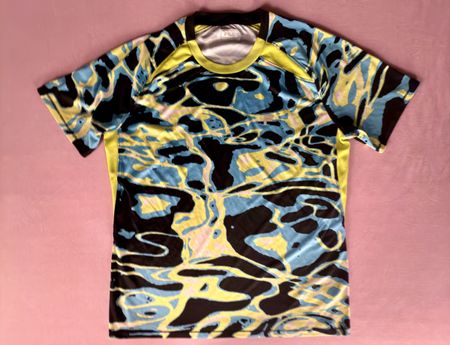 T-shirt FILA Sport – Taille L (52) – Bleu/Jaune
