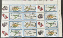 Teil eines Briefmarkenbogens Italien 1982 Postfrisch