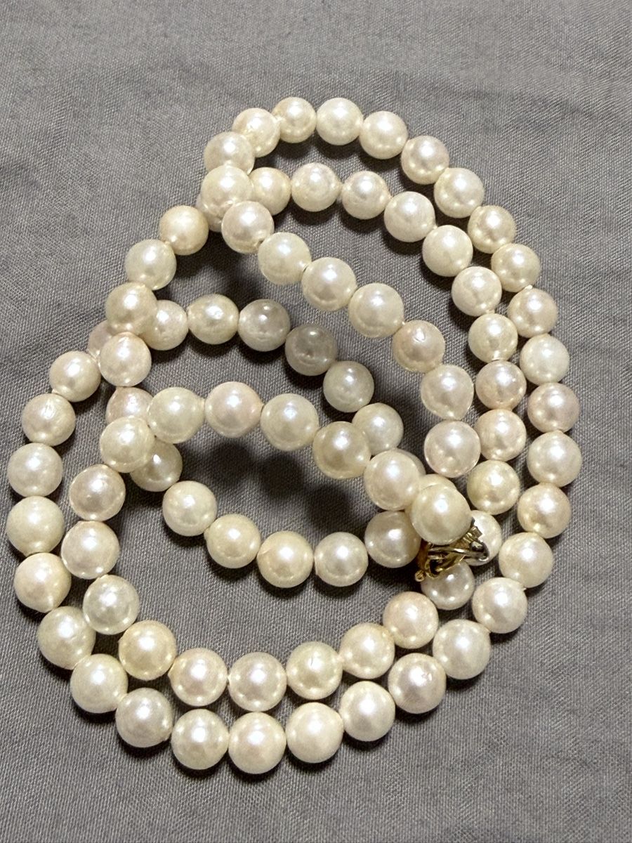 Perles (synthétiques): Kette mit Perlen Akoya  – D'occasion à Oberhof par RealStone 4