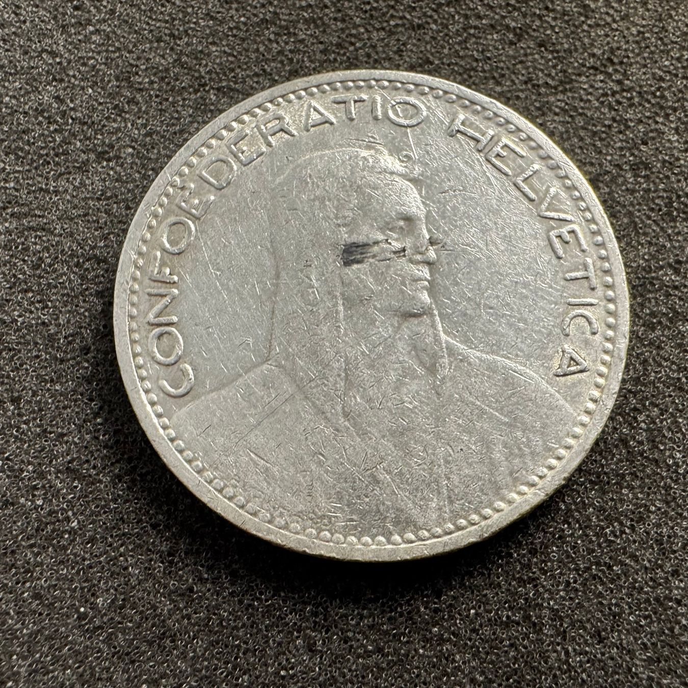 Tutti le monete: 5 Franken Silber 1923 - Alphirte – Usato da Reitnau venduto da tb-muenzen 1