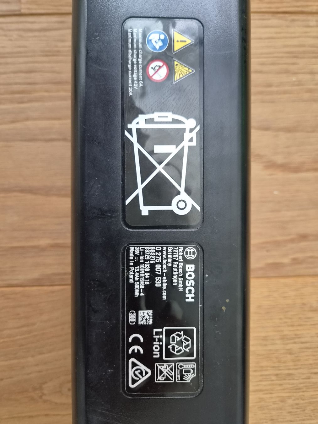 Bosch Batterie: Bosch eBike PowerPack 500 BBS275 – Usato da Adligenswil venduto da uve78 4