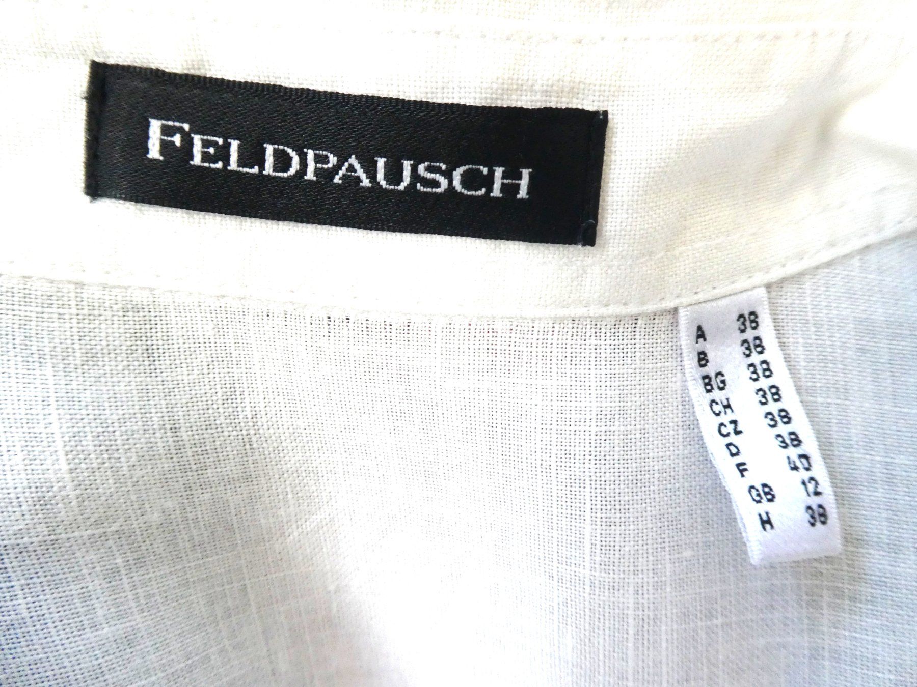 Camicette: FELDPAUSCH Leinen Bluse Long Bluse Top Zustand, Gr. 38 – Nuovo (secondo la descrizione) da Berneck venduto da chouchou1415 5