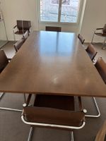 Table Eames en noyer foncé grande dimension