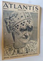 Atlantis Heft 8 August 1929 Polnische Volkskunst Top-Zustand
