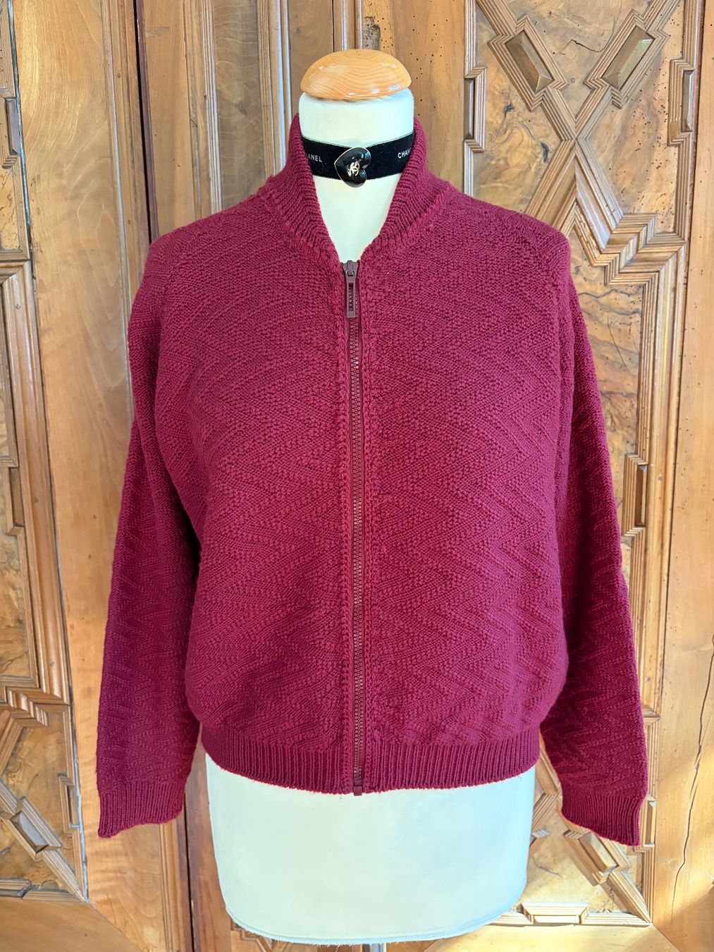 Giacche: HAND MADE STRICKJACKE Größe M  100 % Wolle – Usato da Interlaken venduto da Bona55 2