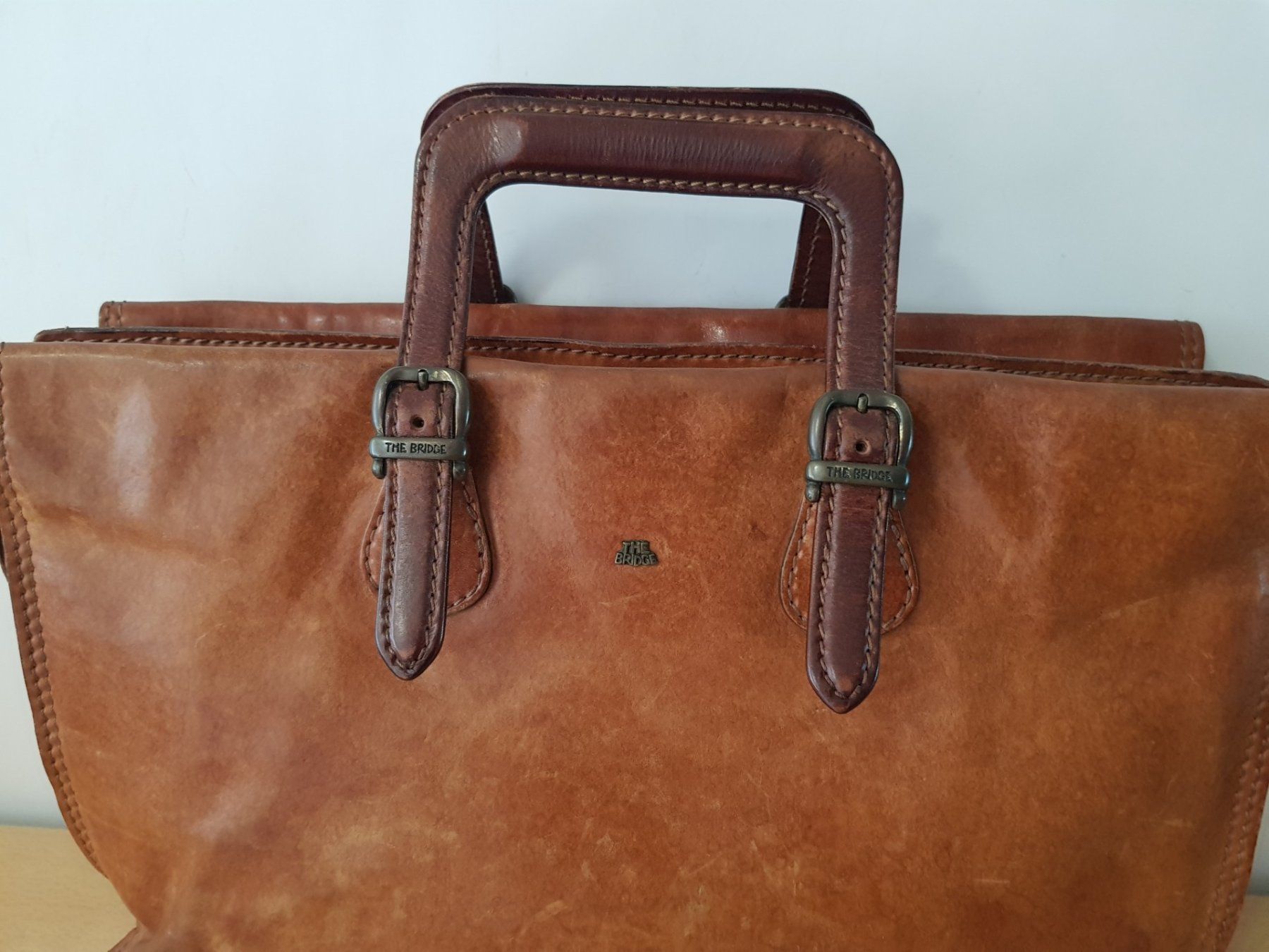 The Bridge Valigie & Borse: The Bridge Ledertasche/Aktentasche – Usato da Basel venduto da Birs868 1