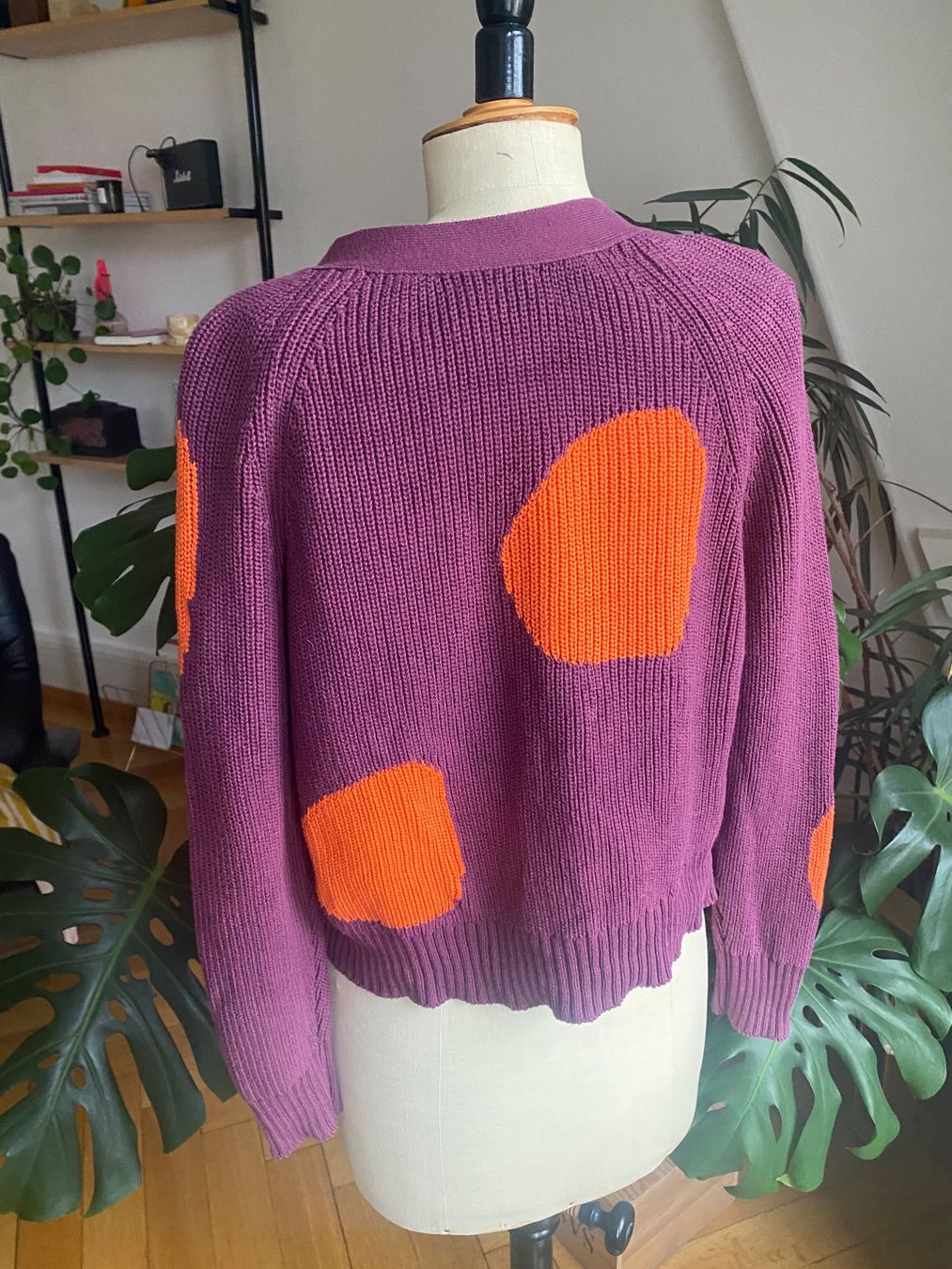 Maglioni & Felpe: Brava Fabrics Strickjacke, XS, Lila-Orange – Usato da Basel venduto da NormaJean01 1