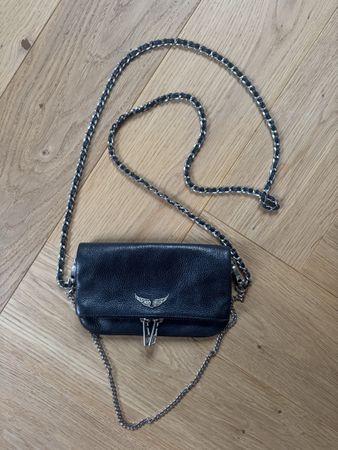 Zadig & Voltaire Tasche Leder Schwarz 
