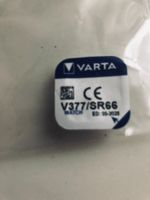 Varta Knopfzelle V377/SR66 Uhrenbatterie - Neu & Original