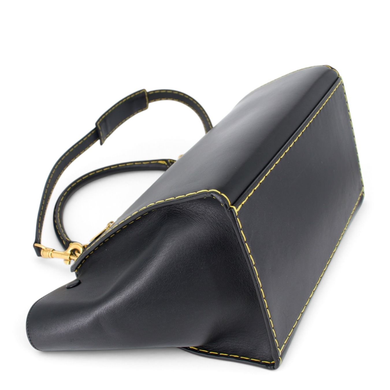Celine Borse da donna: Céline Trapèze schwarz/gelb – Usato da Binningen venduto da Designerlabels 8