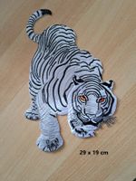 WEISSER TIGER - XXL Aufnäher - Aufbügler - Stickerei 29x19cm