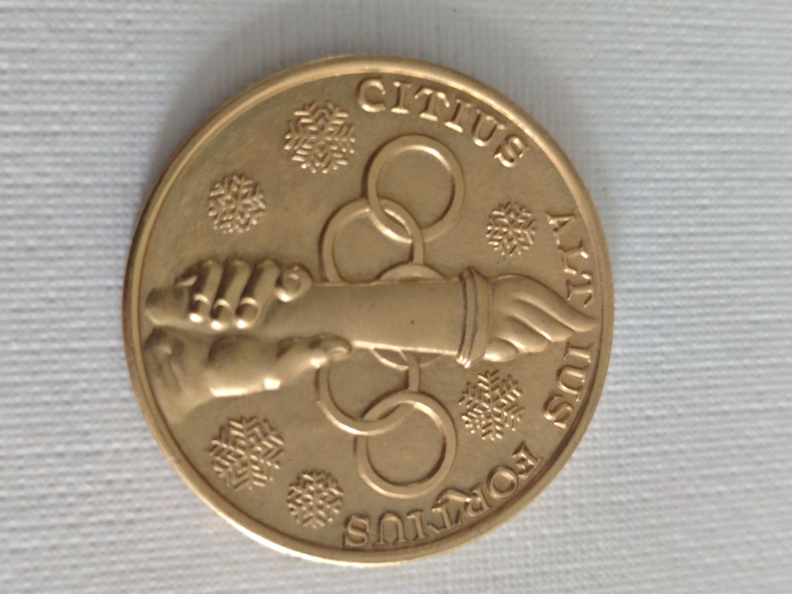 Medaglie: Medal Winter Olympics St Moritz 1948 commemorative – Usato da St moritz venduto da apog