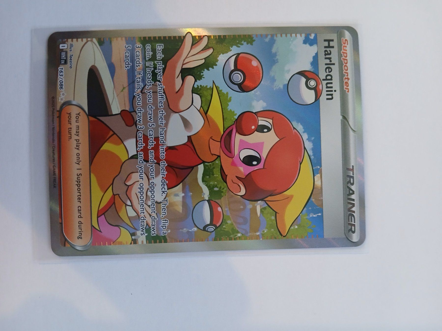 Pokémon Carte collezionabili: Harlequin #163 White Flare EN – Usato da Bülach venduto da PokeGoods.ch
