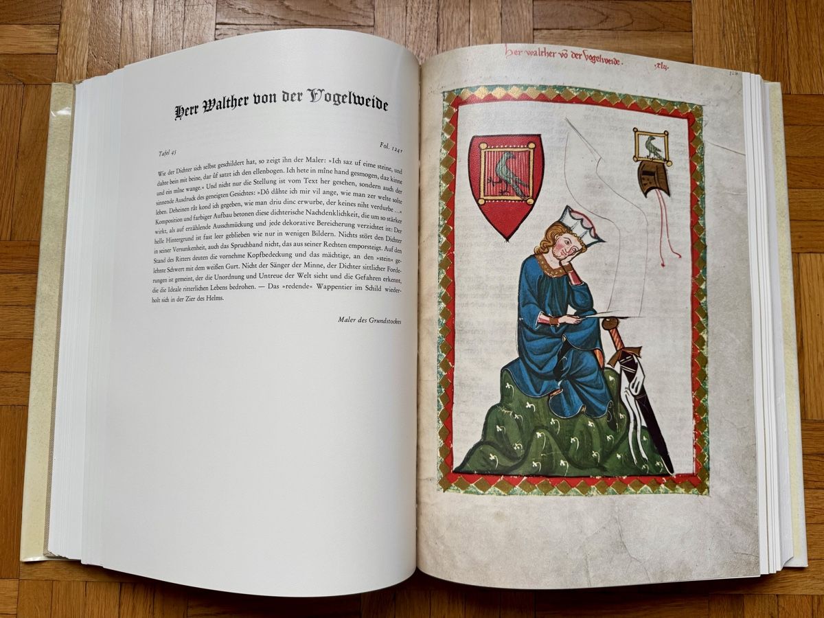 Libri: BUCH SÄMMTLICHE MINIATUREN DER MANESSE LIEDERHANDSCHRIFT – Nuovo (secondo la descrizione) da Lausanne venduto da joltei 4