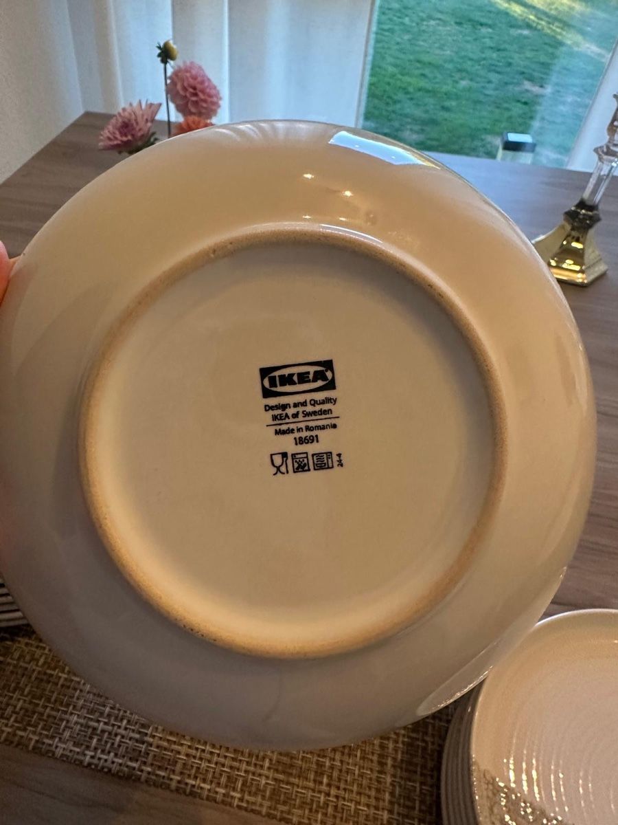 Ikea Set di piatti: IKEA Geschirr Set Keramik beige – Usato da Münchenbuchsee venduto da IleanaT 3
