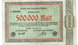 Aachen 500000 Mark 20.07.1923 SS++-VZ