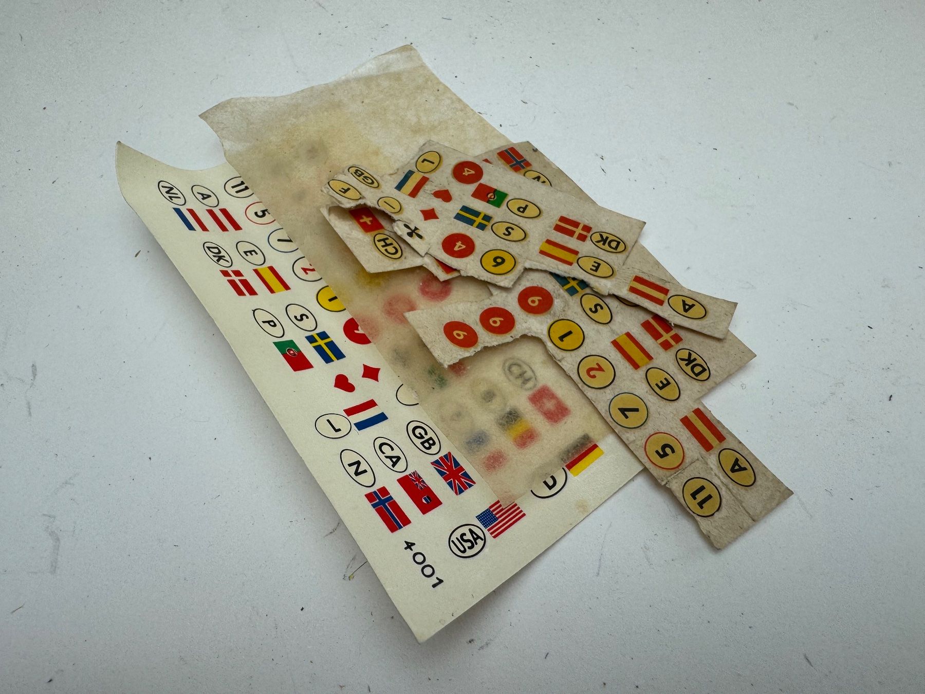 Faller Rennbahnen: GB5- Faller AMS Decals Reste – Gebraucht aus Elm von Wikmtz