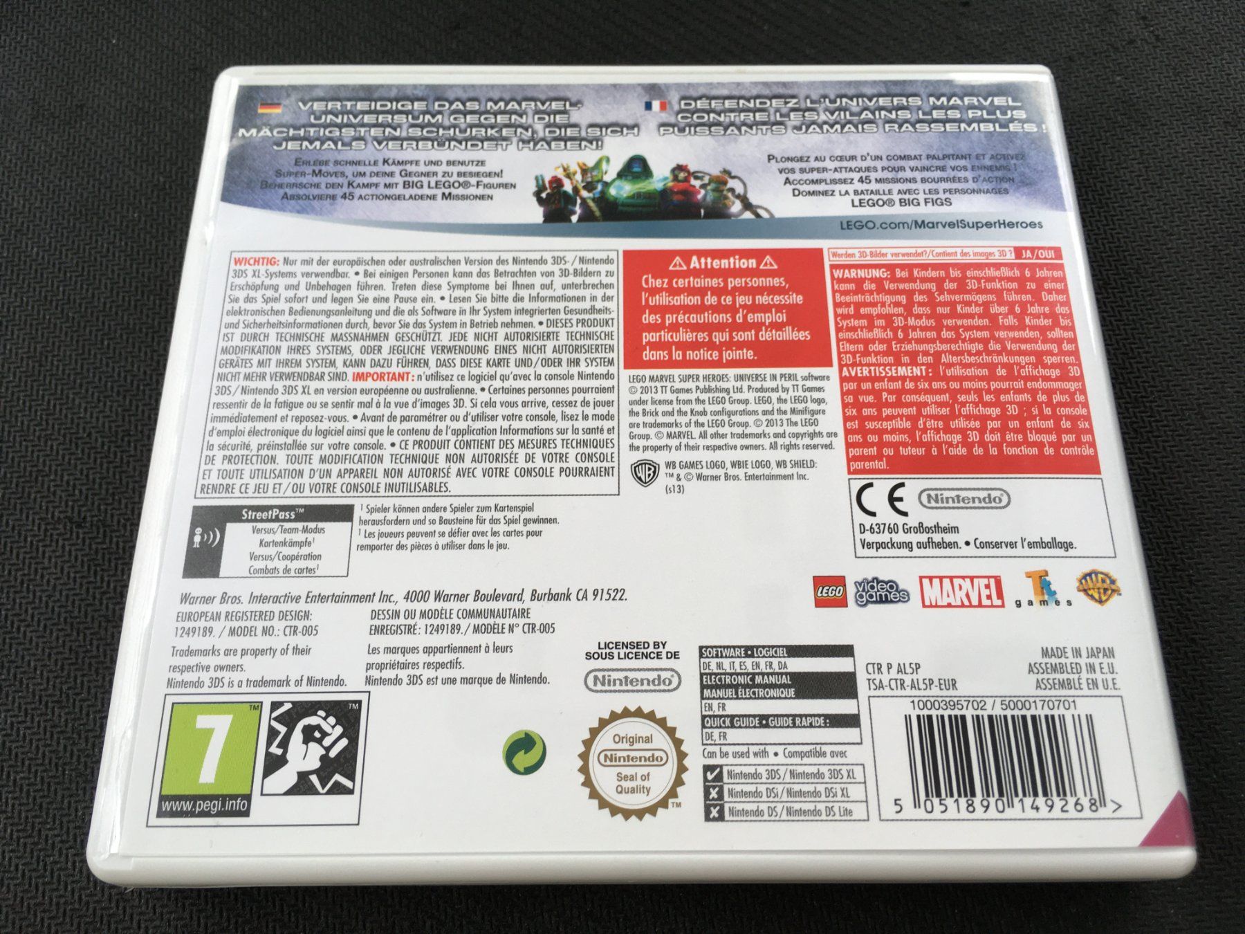 Nintendo Giochi: Lego marvel Super Heroes - Nintendo 3ds – Usato da St.Gallen venduto da sjosjo 2