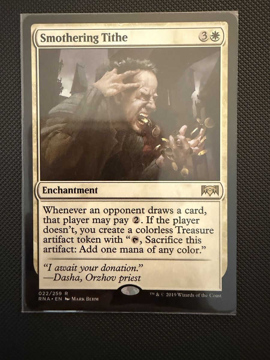 Magic The Gathering Sammelbilder & Trading cards: MTG: Smothering Tithe – Gebraucht aus Ulisbach von joelsj