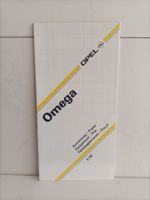 Brochure Catalogue Tarif Opel Omega 1988 (Suisse)