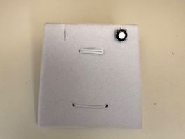 Einzel-Ohrstecker Silber 925 Zirkonia