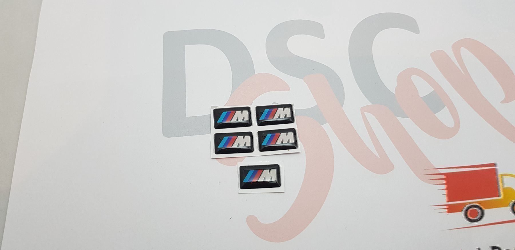 Sticker: 5 Stk. Aufkleber Bmw M Emblem Logo – Nuovo (secondo la descrizione) da Eiken venduto da Step42 1