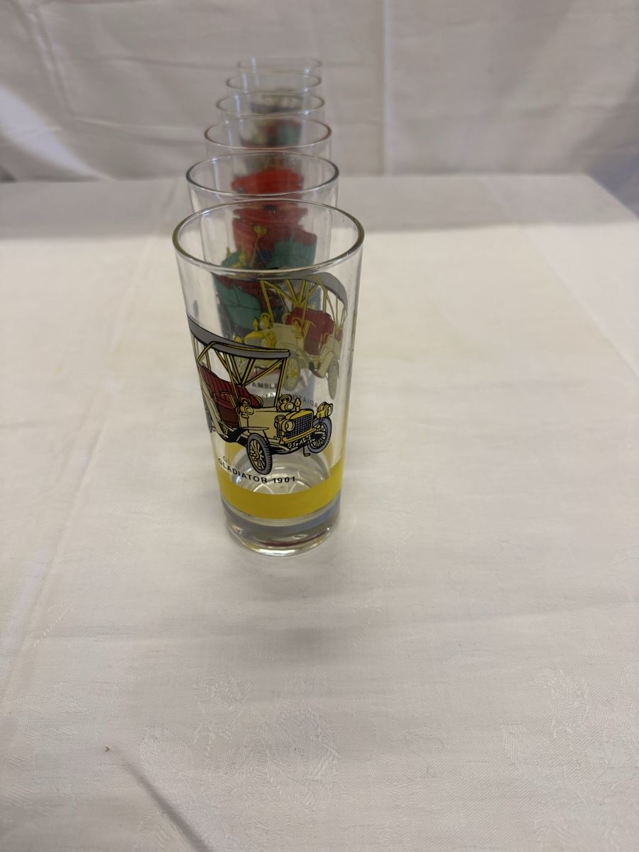 Bicchieri: Vintage-Trinkgläser mit Oldtimer-Motiven. – Usato da Gränichen venduto da onkel_xxl 7