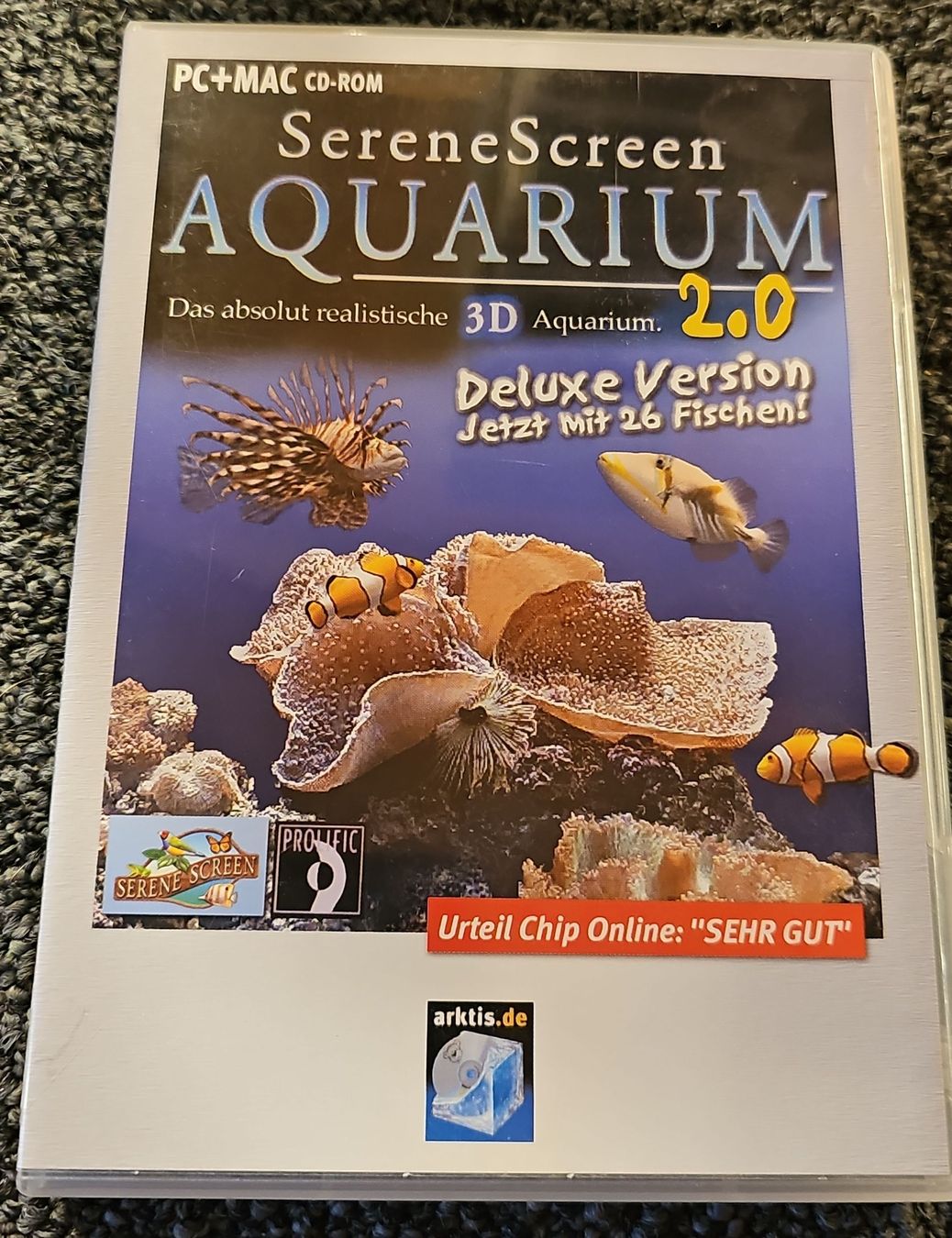 Tutti i DVDs: SereneScreen Aquarium 2.0 (17980) – Usato da Ruswil venduto da jan_bxl5