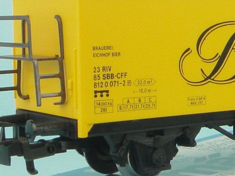 Märklin Modellini di ferrovie: Märklin 4490 SBB Eichhof Braungol – Usato da Bülach venduto da cann11 4