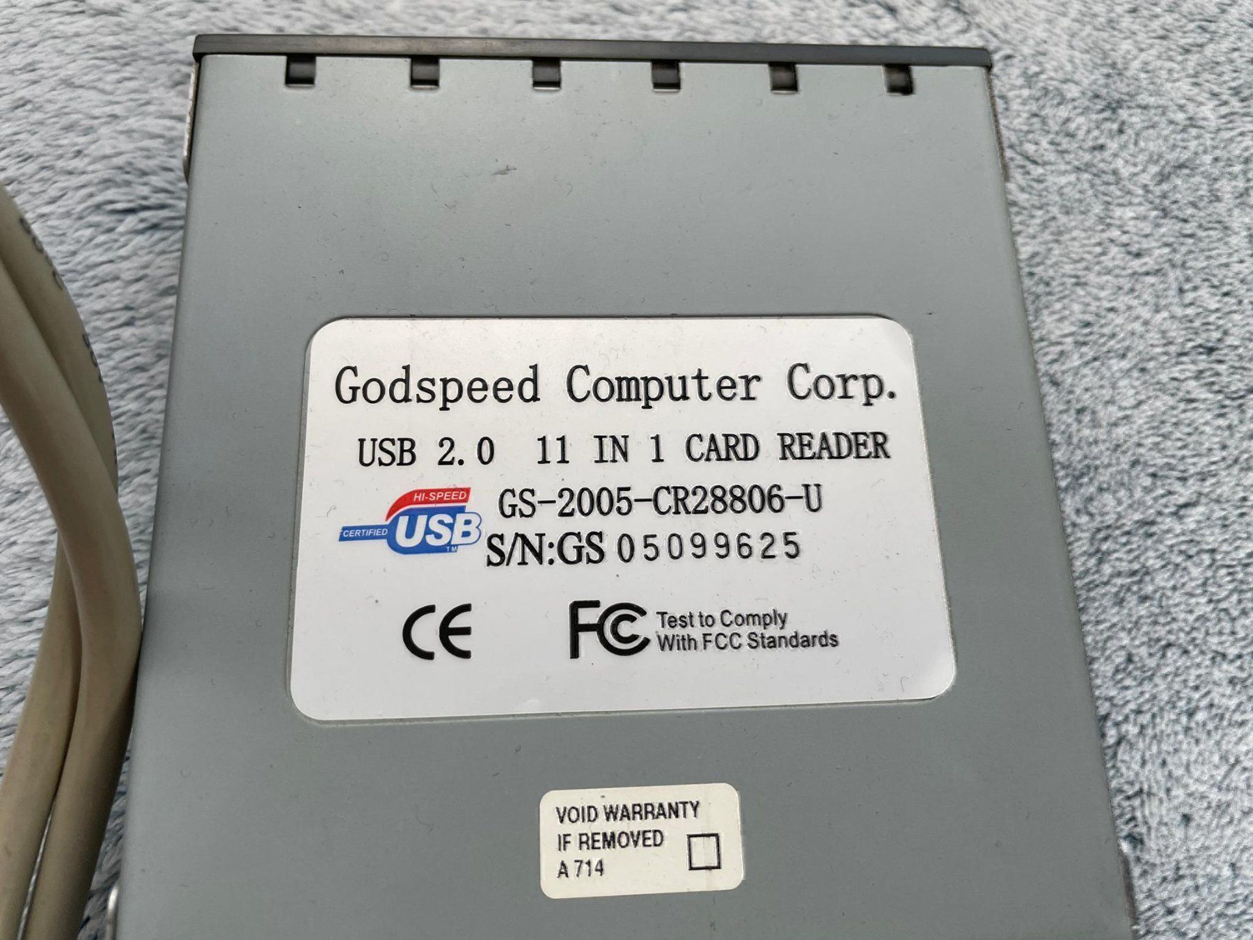 PC: USB 2.0 11 IN 1 Card Reader – Usato da MAGDEN venduto da GoldenEagle2020 4