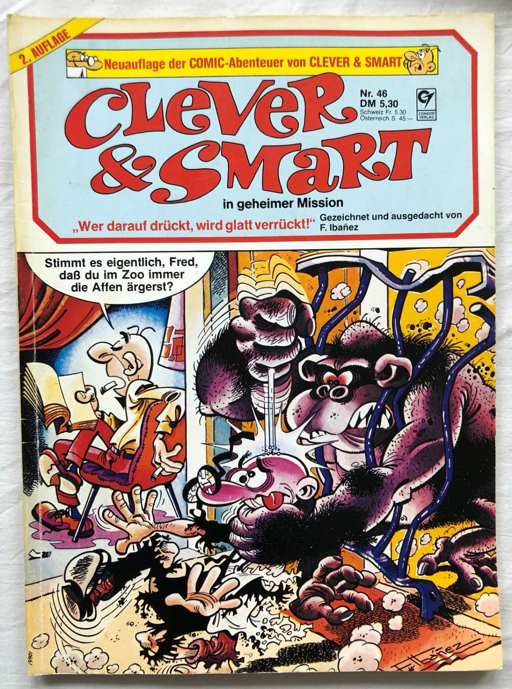 Fumetti: CLEVER & SMART - Nr.46 - 2.Auflage – Usato da Schaffhausen venduto da durruti